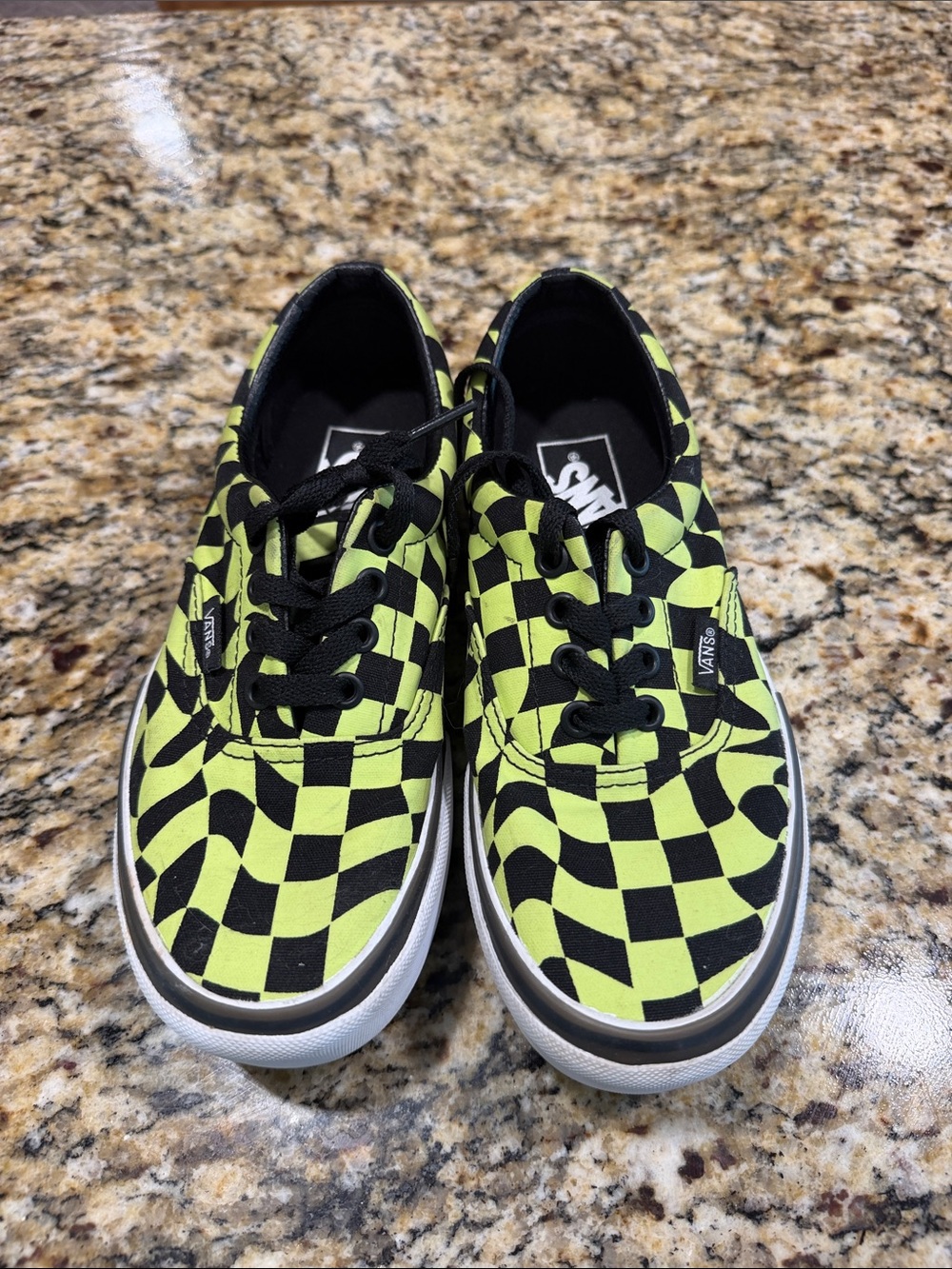 Vans Checkerboard Platform Sneakers